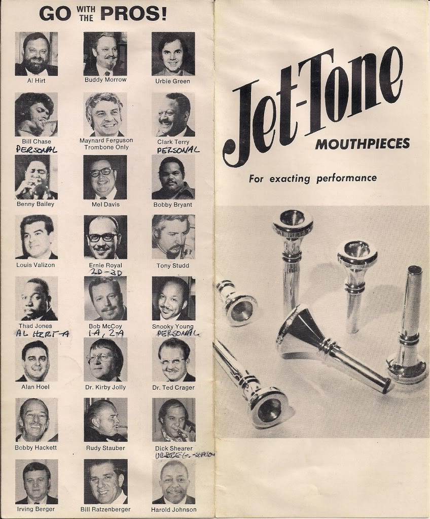  Jet Tone Jettone Mouthpiece Reissue Series Trumpet BC