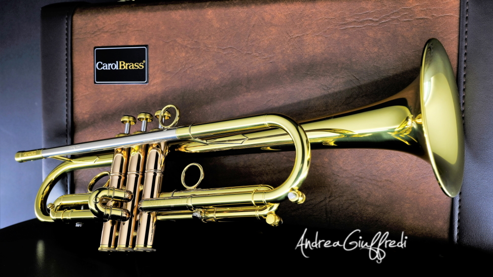 CarolBrass Andrea Giuffredi Trumpet Model Lacquer S/n AG114 (Used) - Image 16