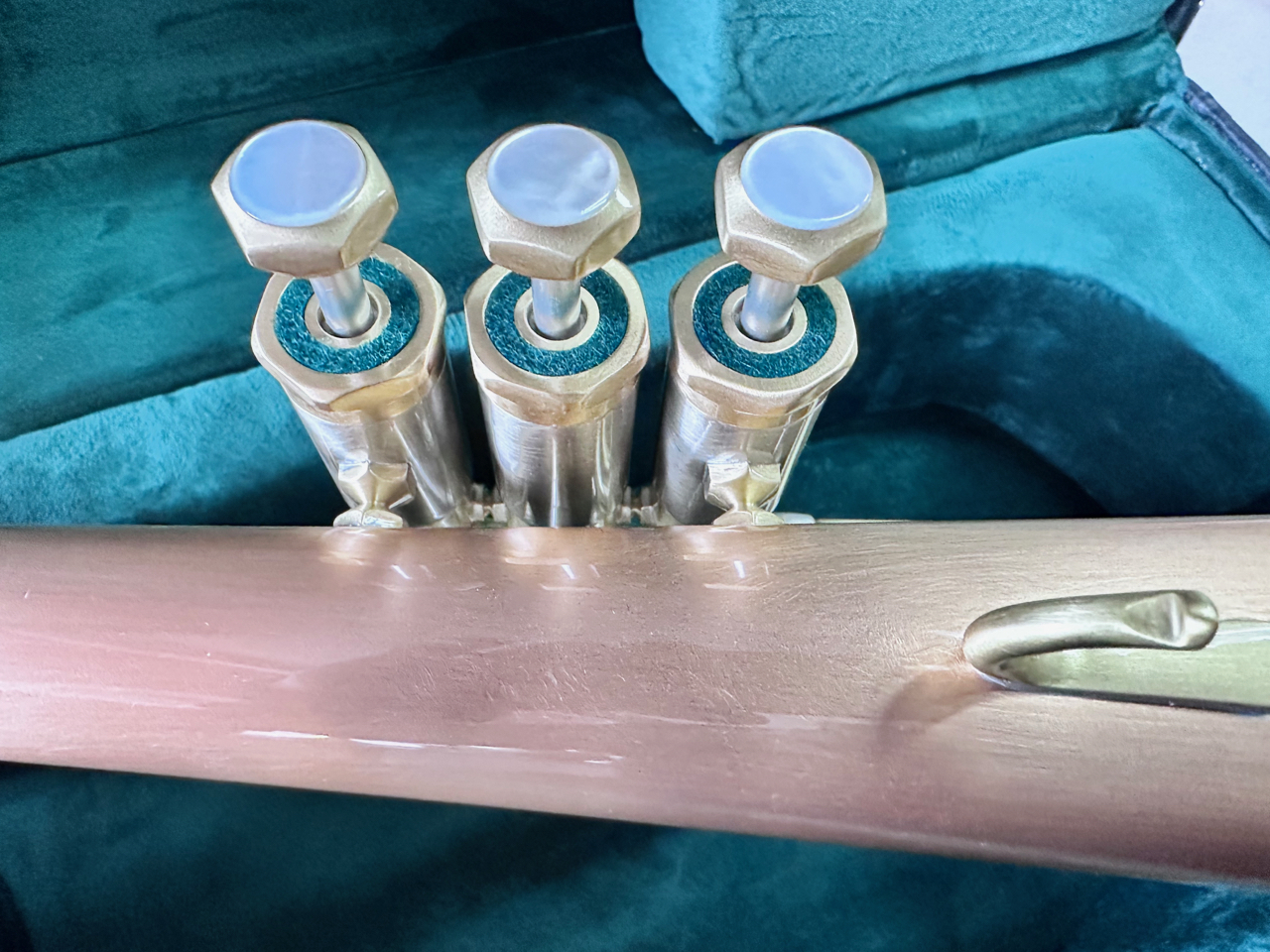 Schilke 1040FL-BrL Bb Flugelhorn S/n 72629 (w/ Rose Brass Bell, Brushed Lacquer) - Image 10