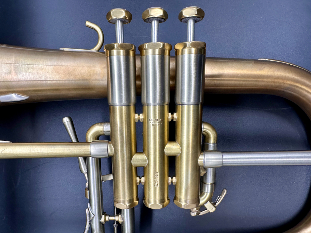 Schilke 1040 FL Bb Flugelhorn Scratched RAW BRASS S/n 64180 “Used” Like