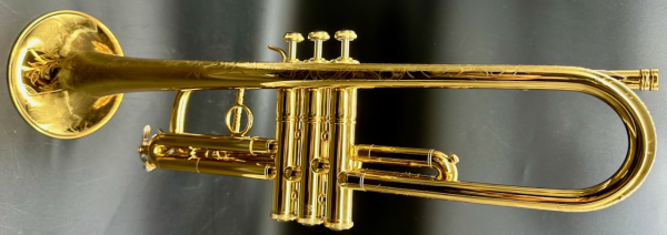 Scodwell Balanced Bb Trumpet S n 0239 Gold Plate Engraved HornTrader