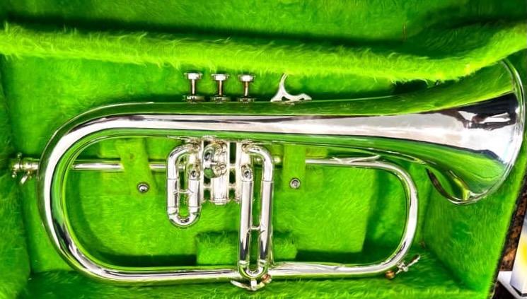Couesnon Flugelhorn S/n 76064 W/ Reeves & Sonic Clean - Image 14