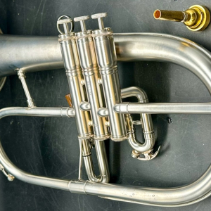 Conn Vintage One Flugel Sn 965229 Flugelhorn Silver Matte Finish