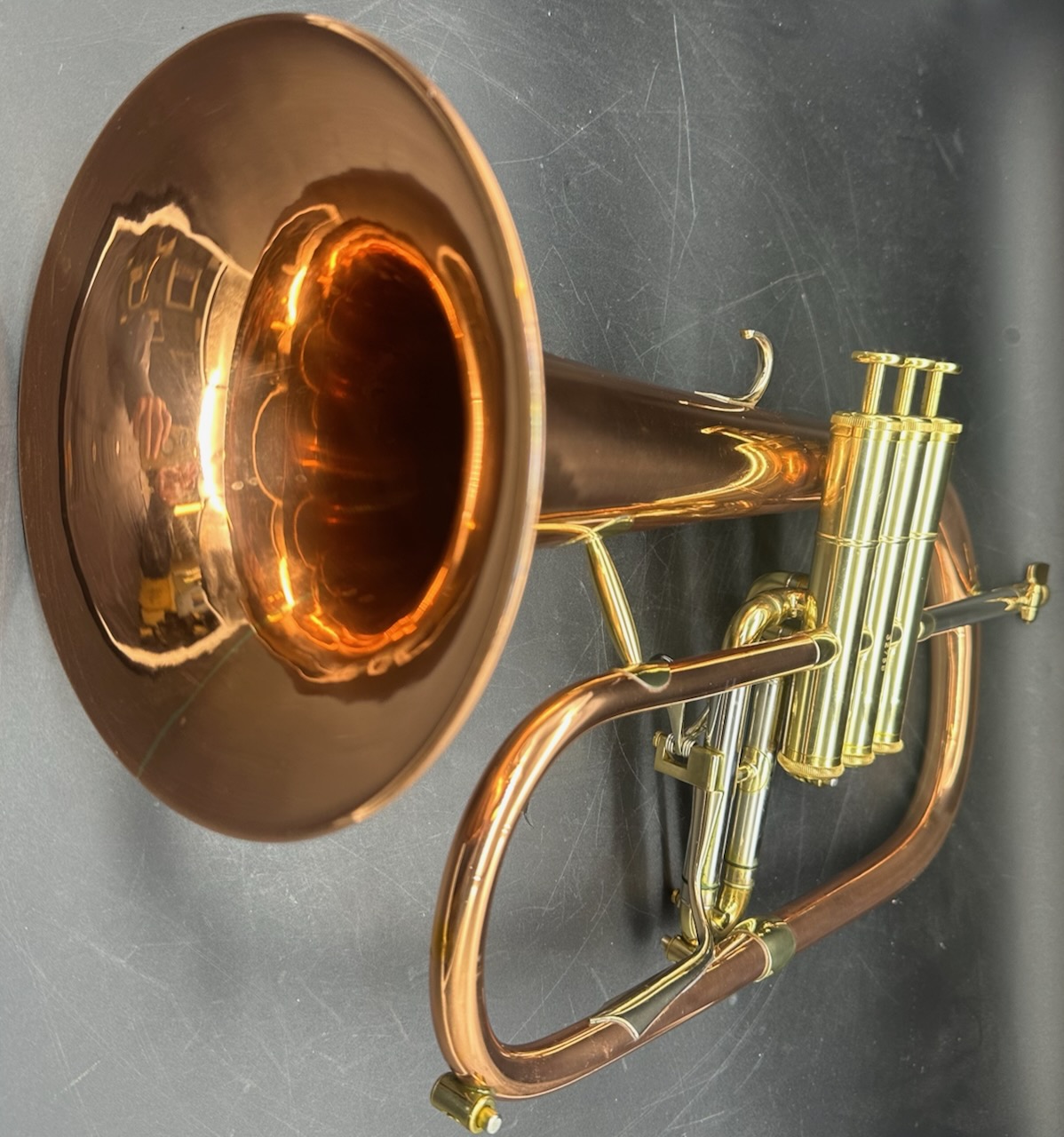 Kanstul Mdl 1525 Flugelhorn S/n 32759 w/ Case and Mpc - Image 11