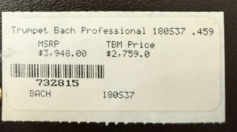 Bach Stradivarius Model 180-37 Bb S/n 732815 (Silver ) Like New! - Image 16