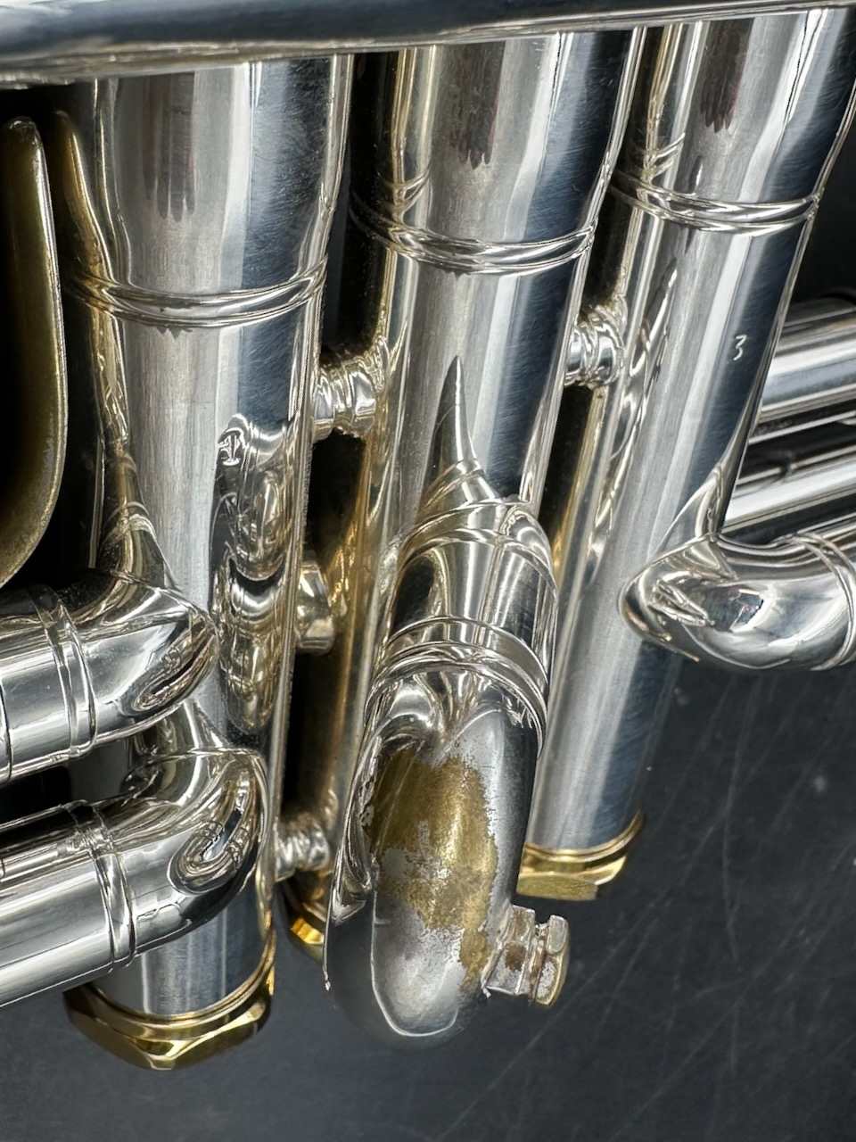 Eastman Mdl ETR 520GS S/n 511288 Silver W/ Gold Trim - Image 14