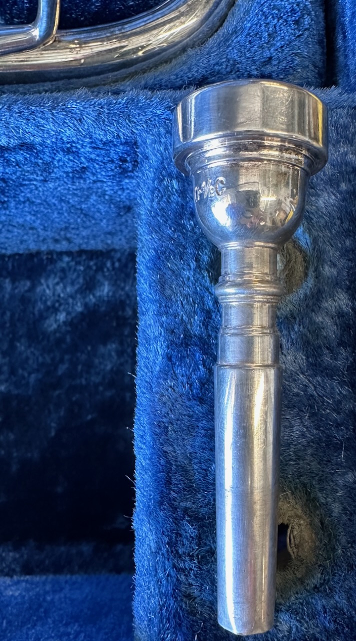 Bach Stradivarius 37 ML • S/N 100352 • Elkhart • Excellent Silver Plate • Original Case & 10½C Mouthpiece - Image 14
