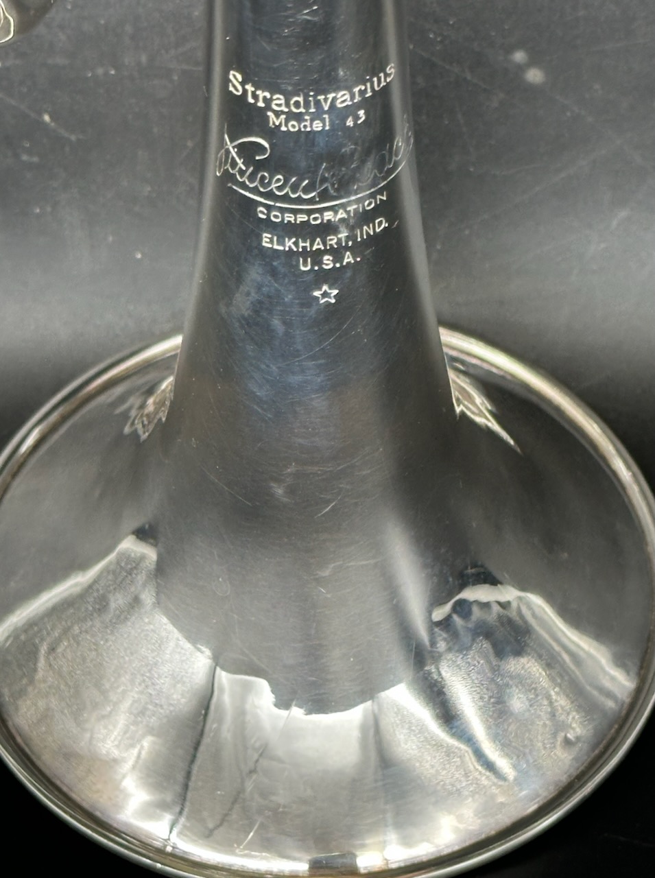 Bach Stradivarius 43* Lightweight S/N 103564 Silver Plate (Circa 1974) - Image 7