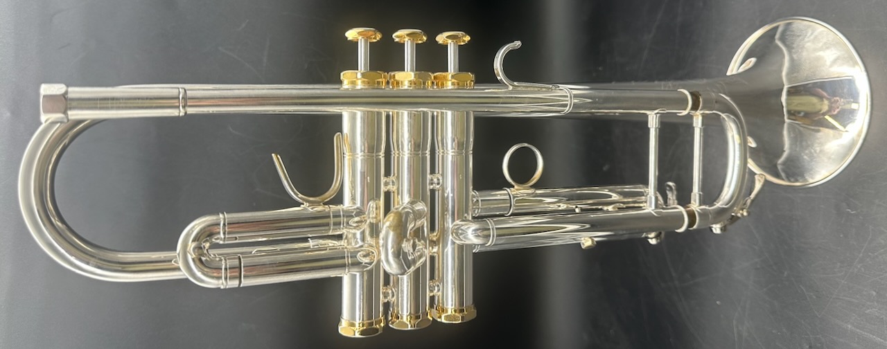 Eastman Mdl ETR 520GS S/n 511288 Silver W/ Gold Trim - Image 2