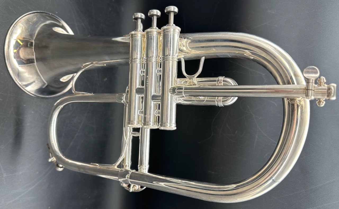 Benge 3FL Flugelhorn S/n 42313 (Silver Plate) - Image 11