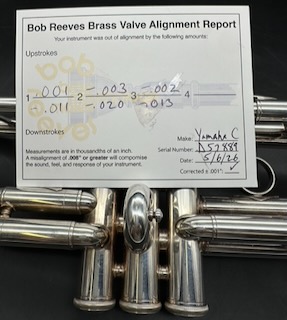 Yamaha YTR- 9445CH S/n D57889 W/ Reeves Alignment 3rd Vented Slide Gen III