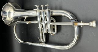 Yamaha YFH-631G Flugelhorn S/n 458175 (Silver Plate) - Image 9