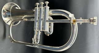 Yamaha YFH-631G Flugelhorn S/n 458175 (Silver Plate) - Image 6