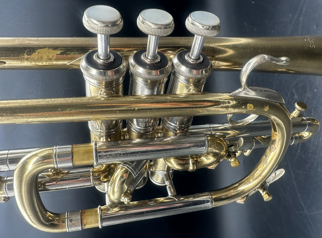 Bach Stradivarius Mount Vernon Cornet — S/N 21183 ( Circa 1961 ) - Image 3
