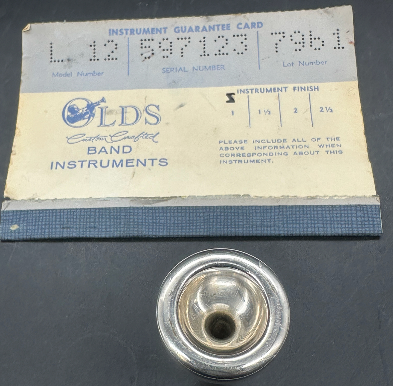 Olds L-12 Flugelhorn S/n 597123 (Fullerton) - Image 18