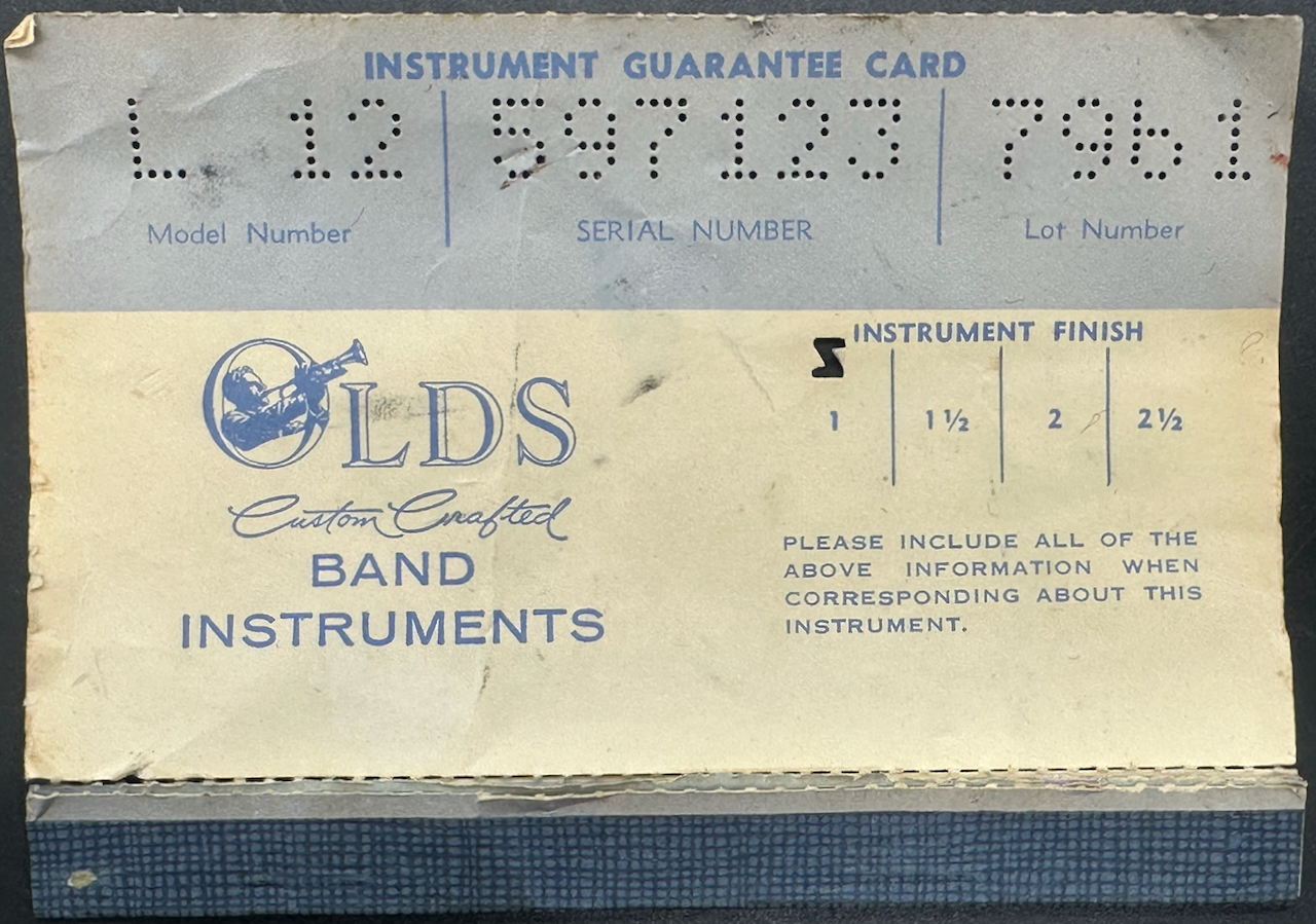 Olds L-12 Flugelhorn S/n 597123 (Fullerton) - Image 16