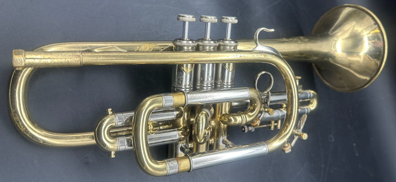 Bach Stradivarius Mount Vernon Cornet — S/N 21183 ( Circa 1961 ) - Image 7