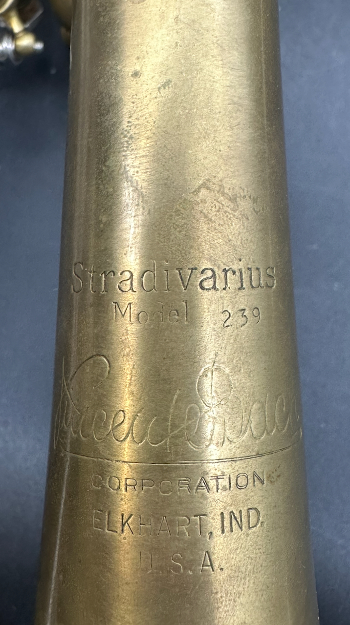 Bach Stradivarius 25H / 239 CL — S/n 160514 Melk Raw Brass Overhaul